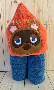 Animal Crossing Tom Raccoon Applique Design