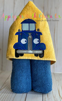Blue Truck Applique Design