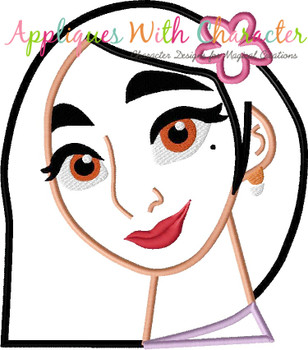 Encanto Isabela Full Face Applique Design