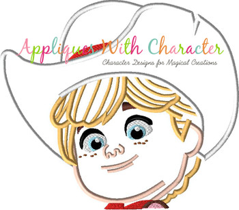 Dino Jon Full Face Applique Design