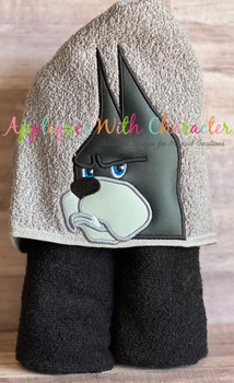 Super-Pets Ace Peeker Applique Embroidery Design