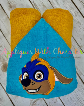 Mighty Zuma Pup Peeker Applique Design