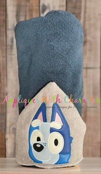 Socks the Dog Peeker Applique Design