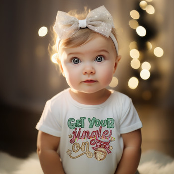 Get Your Jingle On Applique Sketch Design