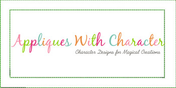 Rectangle Frame Bean Stitch Applique Design