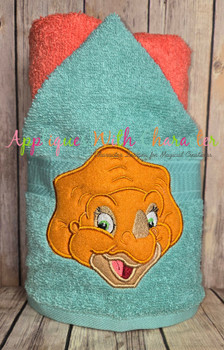 Cera Dinosaur Peeker Applique Design