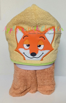 Zoo Fox Peeker Applique