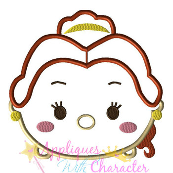 Beauty Bella Tsum Tsum Applique Design