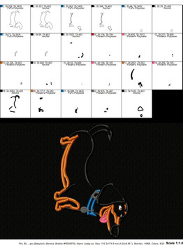 Secret Life of Pets Buddy Applique Design