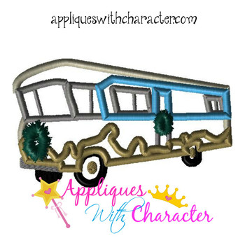 Christmas Vacation RV Applique Embroidery Design