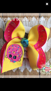 Shopikins Sprinkle Donut  Applique Design