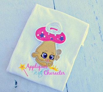 Shopikins Baby Pacifier  Applique Design