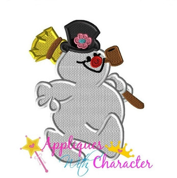 Frostee Snowman Embroidery Design