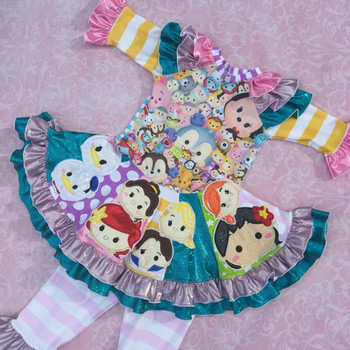 Cinderella Tsum Tsum Applique Embroidery Design