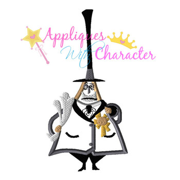 Nightmare Before Christmas Mayor Applique Design
