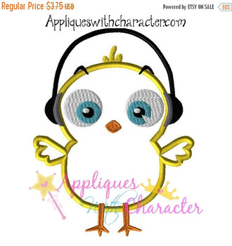 Rock Chick Applique Design Embroidery Machine