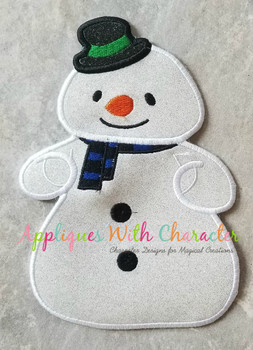 Doc McStuffins Chillie Snowman Applique Design