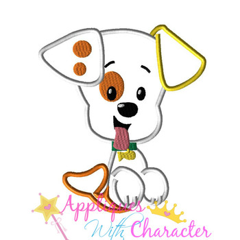 Bubble Guppies Puppy Applique Embroidery Design