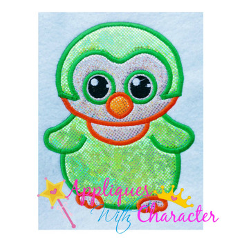 Beanie Boo Owl Applique Embroidery Design