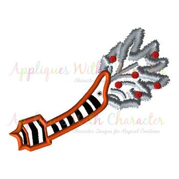 Nightmare Before Christmas Snake Applique Design