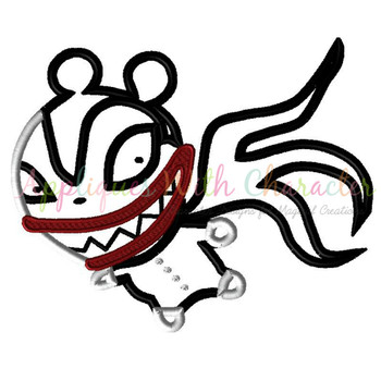 Nightmare Before Christmas Teddy Bear Applique Design