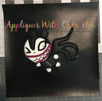 Nightmare Before Christmas Teddy Bear Applique Design