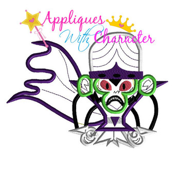 Mojo Puff Power Girls Applique Design 