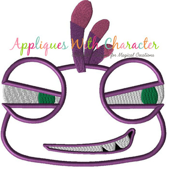 Monsters Inc. Randall Emoji Appilque Design