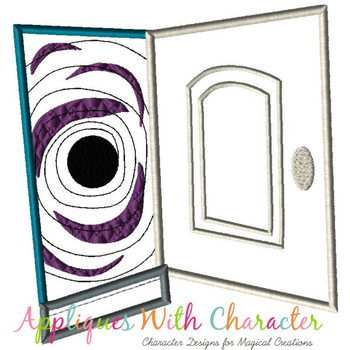 Coraline Door Applique Embroidery Design