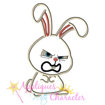 Secret Life of Pets Movie Snowball Applique Design