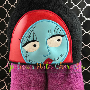 Nightmare Before Christmas Sally Peeker Applique Design