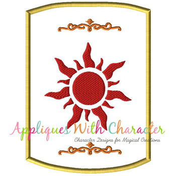 Rapunzel Tangled Lantern Applique Design