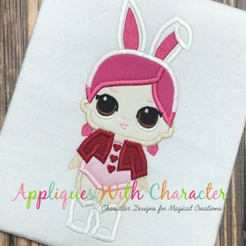 Bunny Doll Applique Design 