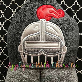 Knight Peeker Applique Embroidery Design
