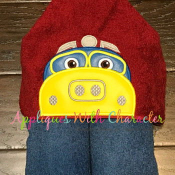 Chuggington Brew Train Peeker Applique Design