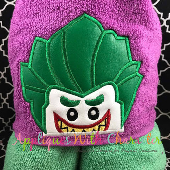 Joker Block Peeker Applique Embroidery Design