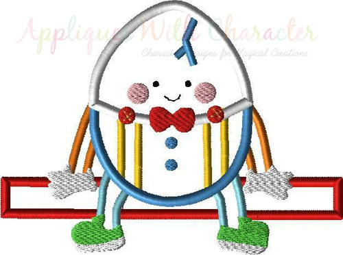 Humpty Dumpty Nursery Rhyme Applique Designs