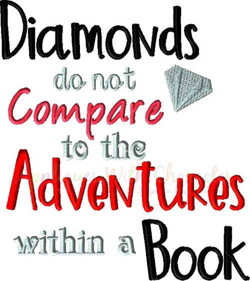 Diamond Embroidery Saying