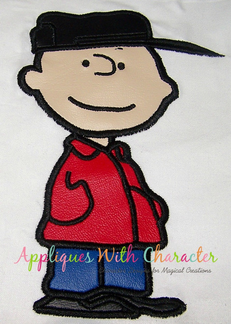 Charlie Brown Peanuts Applique Embroidery Design