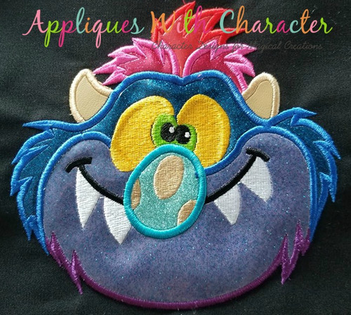 My Pet Monster Applique Embroidery Design