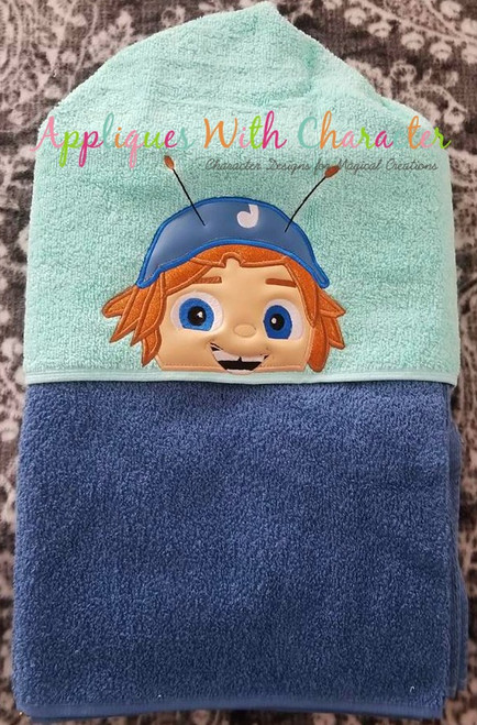 Beat Bug Skateboarder Peeker Applique Design