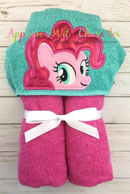 MLP Pinky Pie Peeker Applique Embroidery Design