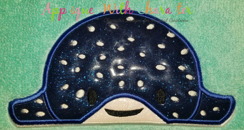 Finding Dory Stingray Peeker Applique Design