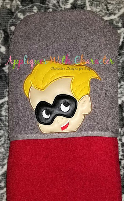Incredibles2 Dash Peeker Applique Design