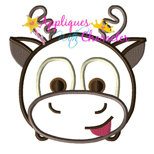 Sven Frozen Reindeer Tsum Tsum Applique Design