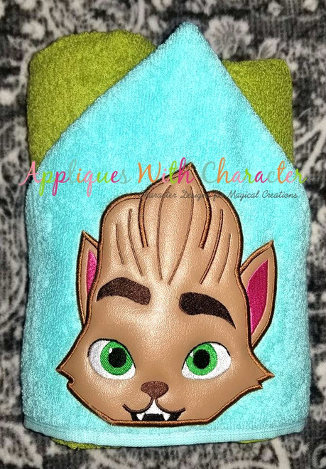 Monsters Lobo Werewolf Peeker Applique Design