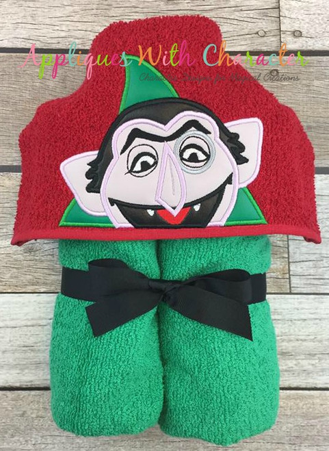 Sesame Street The Count Peeker Applique Design