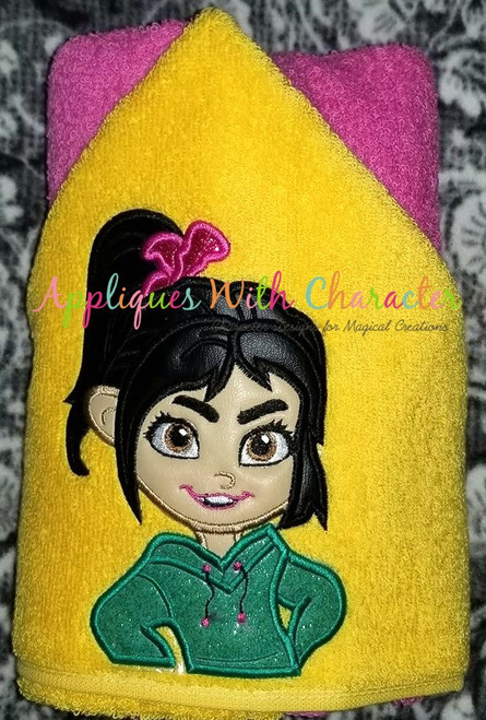 Wrecker Ralph Vanellope Bust Applique Design