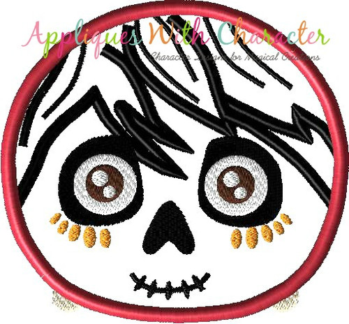 Coco's Ghost Tsum Tsum Applique Embroidery Design