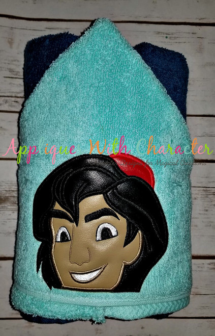 Aladdin Peeker Applique Embroidery Design